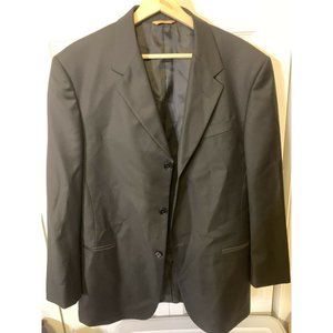 Donna Karan Mens Blazer Sport Coat Jacket Made In Italy Wool Size 42 Career Suit